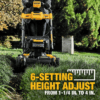 21.5 in. 20-V Li-Ion Cordless Battery Walk Behind Self Propelled Mower w/Hedge,Bare Trimmer,Blower,Cleaner,Pole/Hand Saw - Prioka