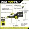 40V HP Brushless 21 in. Cordless Battery Walk Behind Dual-Blade Self-Propelled Mower - Prioka