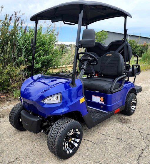48V Electric Golf Cart 4 Seater Blue Renegade X Edition Utility Golf UTV - Prioka