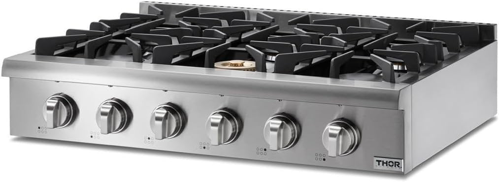 Thor Kitchen 36 Inch Gas Rangetop HRT3618U