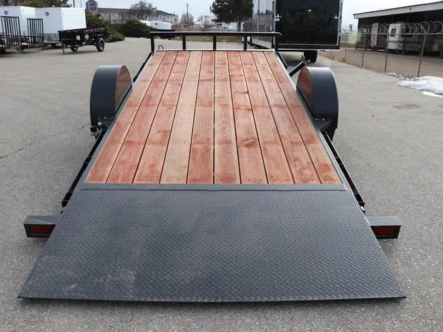 7 X 16 Interstate Full Bed Single Axle Tilt 7K Trailer