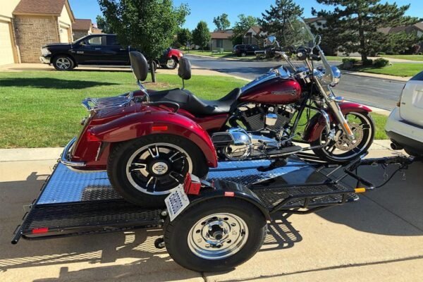 Trike/Spyder Ride-Up SRL Stand-Up Motorcycle Trailer