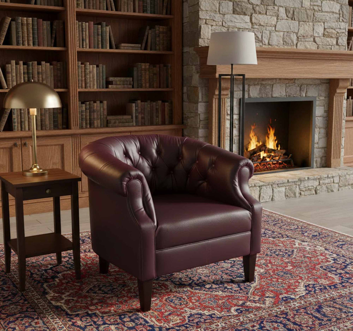 Amelia Leather Chair - Prioka
