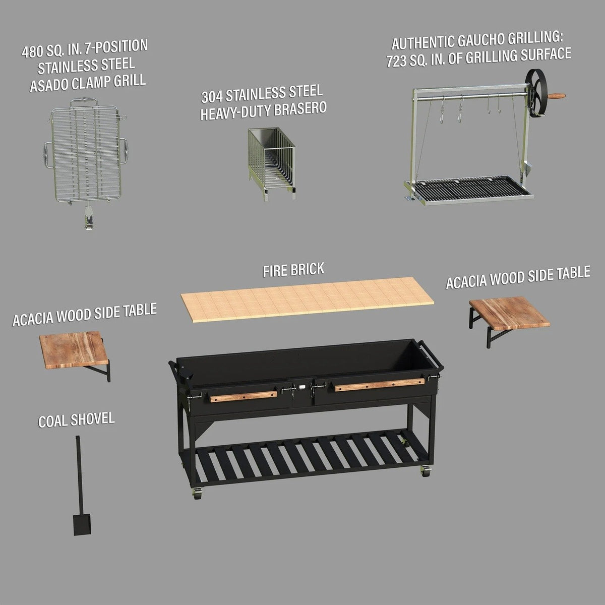Argentine/Santa Maria Grill XL - Prioka