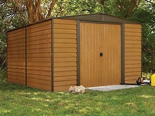 Arrow WR1012 Woodridge EG Steel Storage Shed, 10 by 12-Feets - Prioka