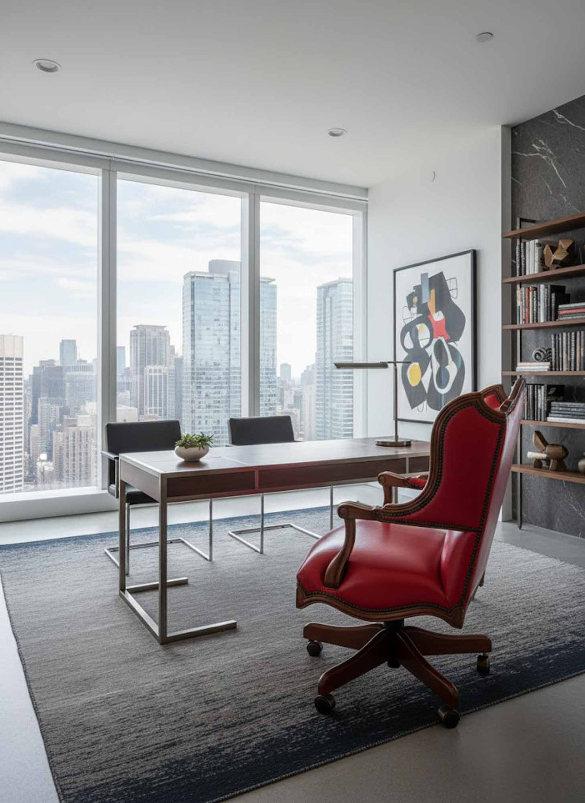 Arthur Leather Executive Chair - Prioka
