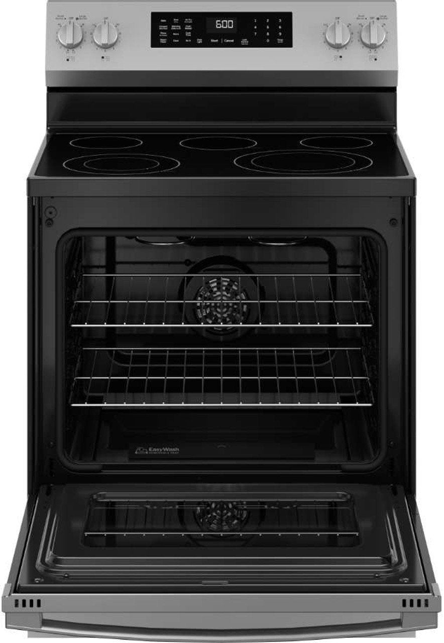 GE 30″ Freestanding Electric Convection Range GRF600AVSS