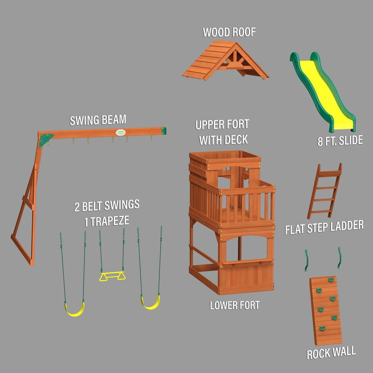 Atlantis Swing Set - Prioka