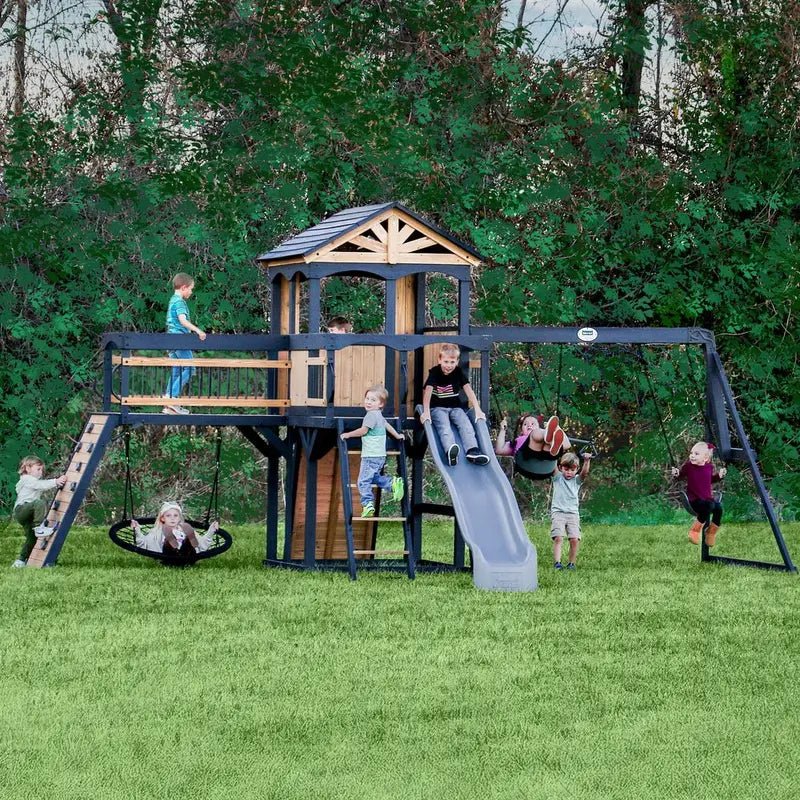 Backyard Discovery Timber Crossing Swing Set - Prioka