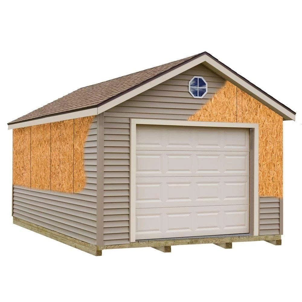 Best barns Greenbriar 12’x20′ Wood Garage Barn Kit-Installation Included - Prioka
