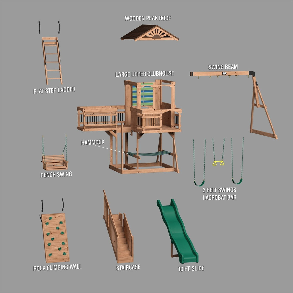 Caribbean Swing Set - Prioka