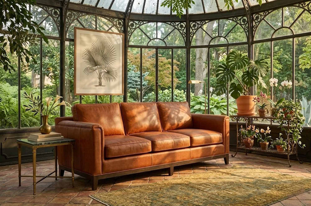 Cloud Nine Leather Sofa - Prioka