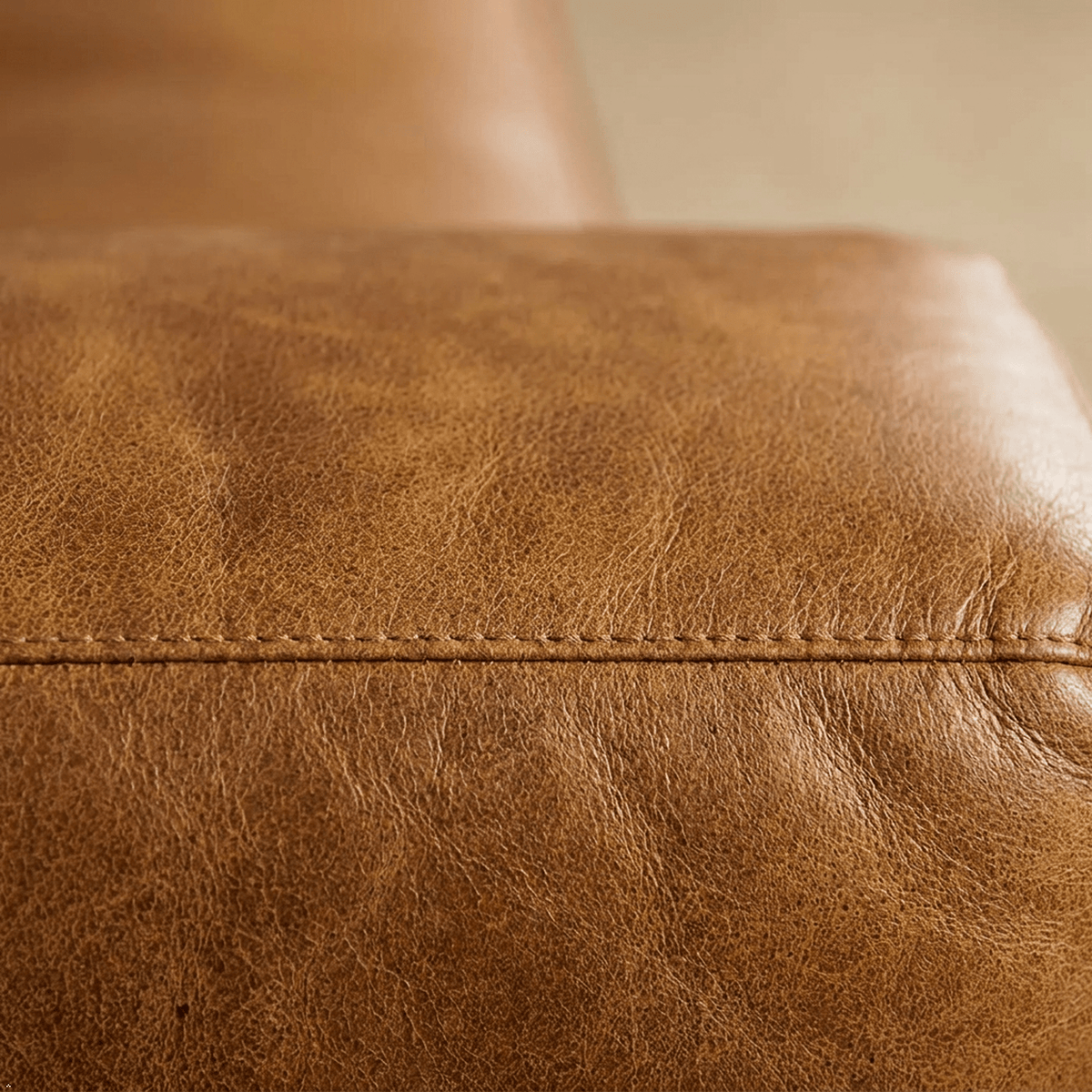 Colton Tan Leather Sofa - Prioka