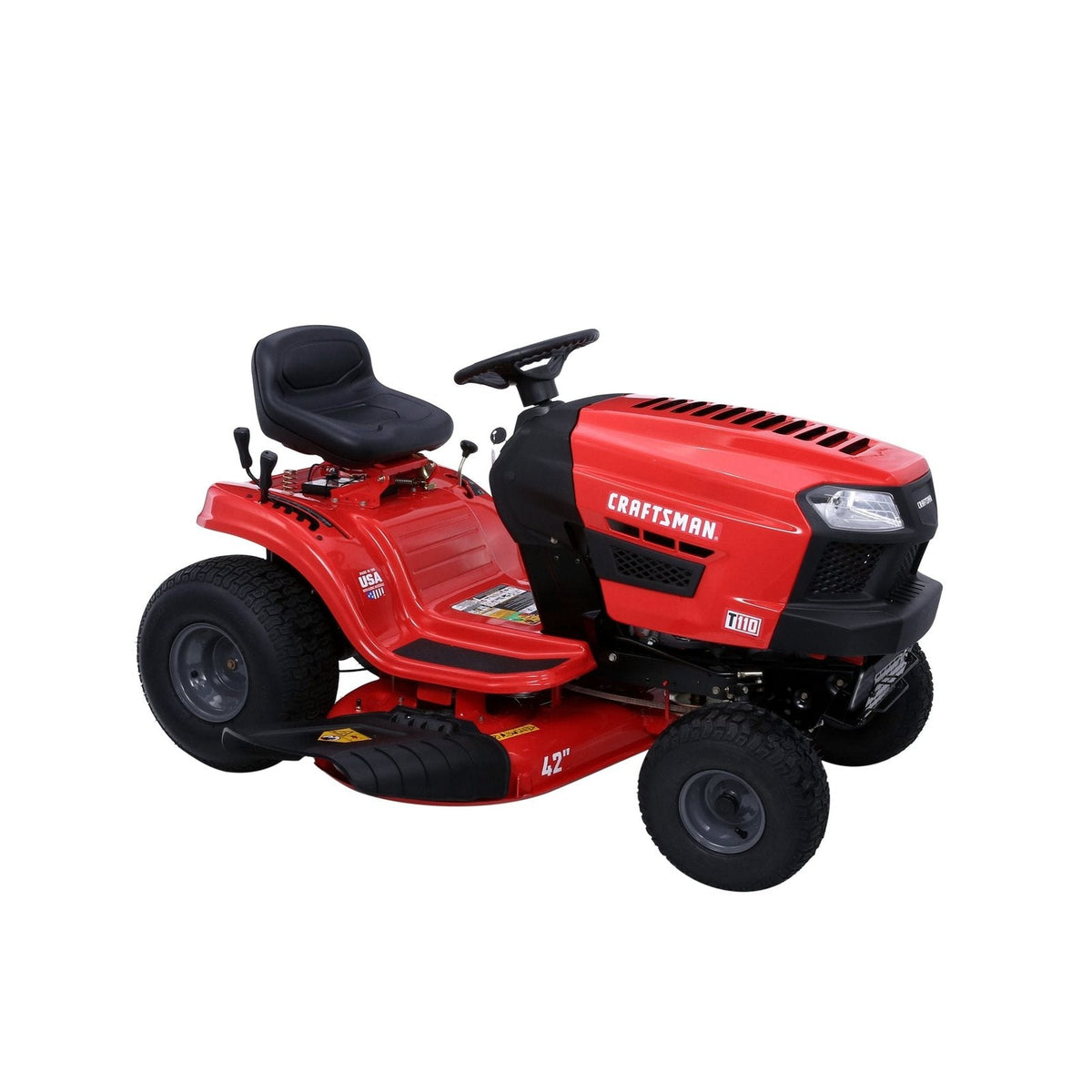 Craftsman T110 | 42″ Riding Mower | 17.5 HP Briggs & Stratton Engine | 7-Speed Transmission - Prioka