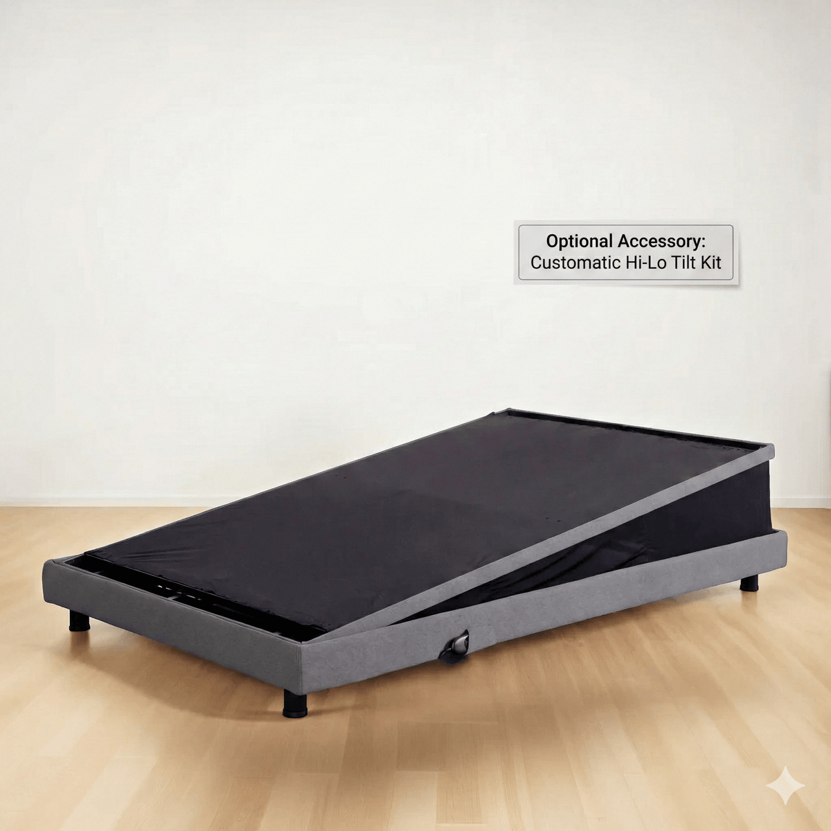 Customatic® DreamSense Harmony Adjustable Base - Dual-Zone Massage & Underbed Lighting - Prioka