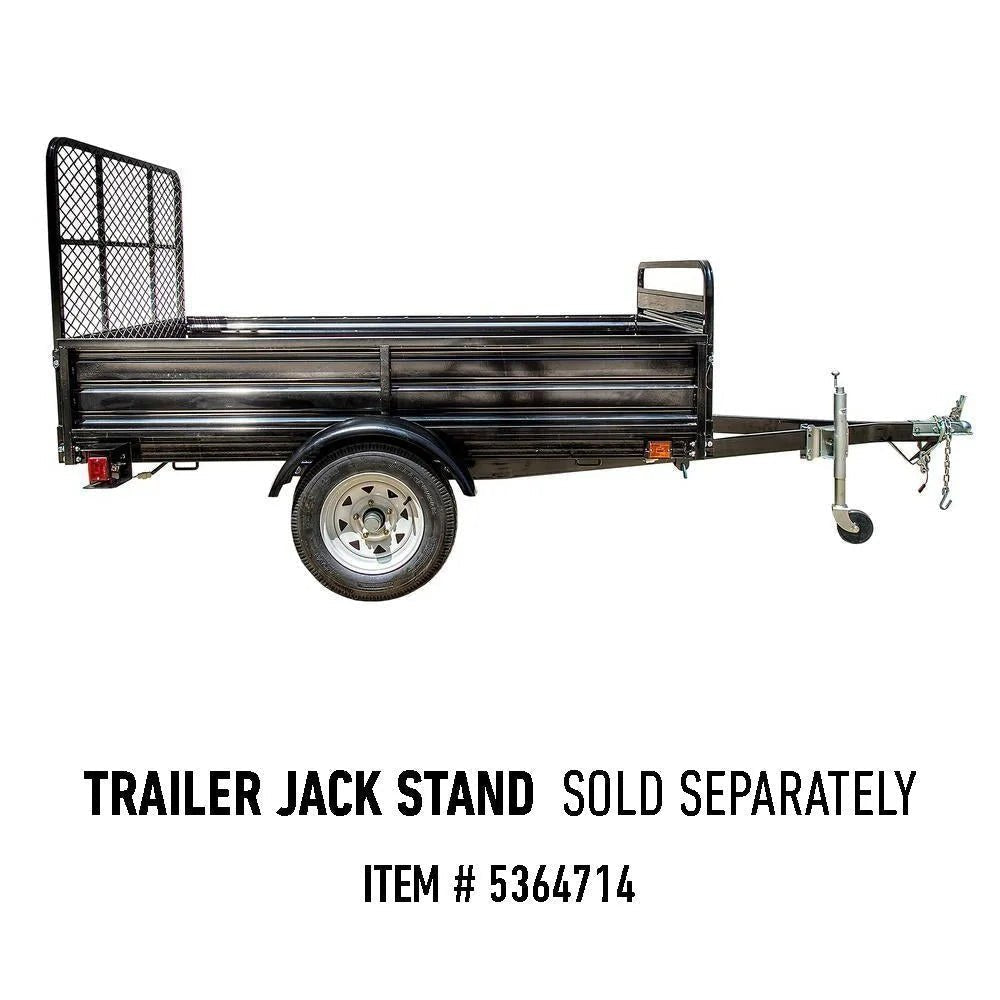 DK2 5-ft x 7-ft Steel Utility Trailer with Ramp Gate ( 1639-lb Capacity ) 2491711 - Prioka