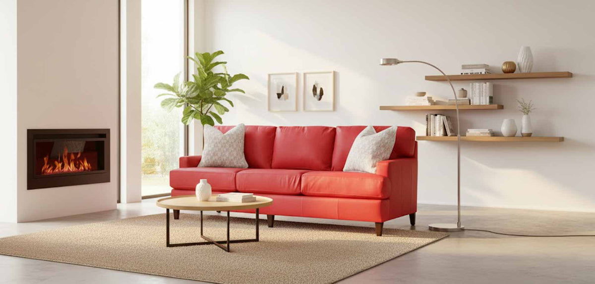 Effie Leather Sofa - Prioka