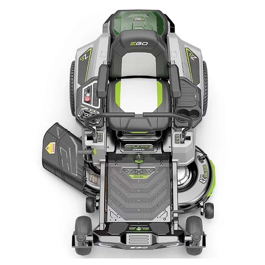 EGO POWER 42″ Power+ Z6 Zero Turn Lawn Mower w/ (4) 10.0 Ah Batteries & 1600W Charger - Prioka