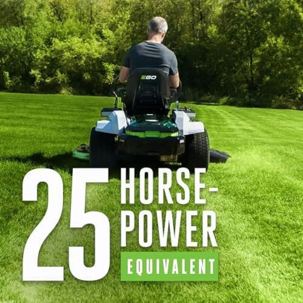 EGO Power+ Electric Riding Lawn Mower, 52″ Deck with Zero Turn Radius, Includes (6) 56V 12.0Ah Batteries and Charger – ZT5207L - Prioka