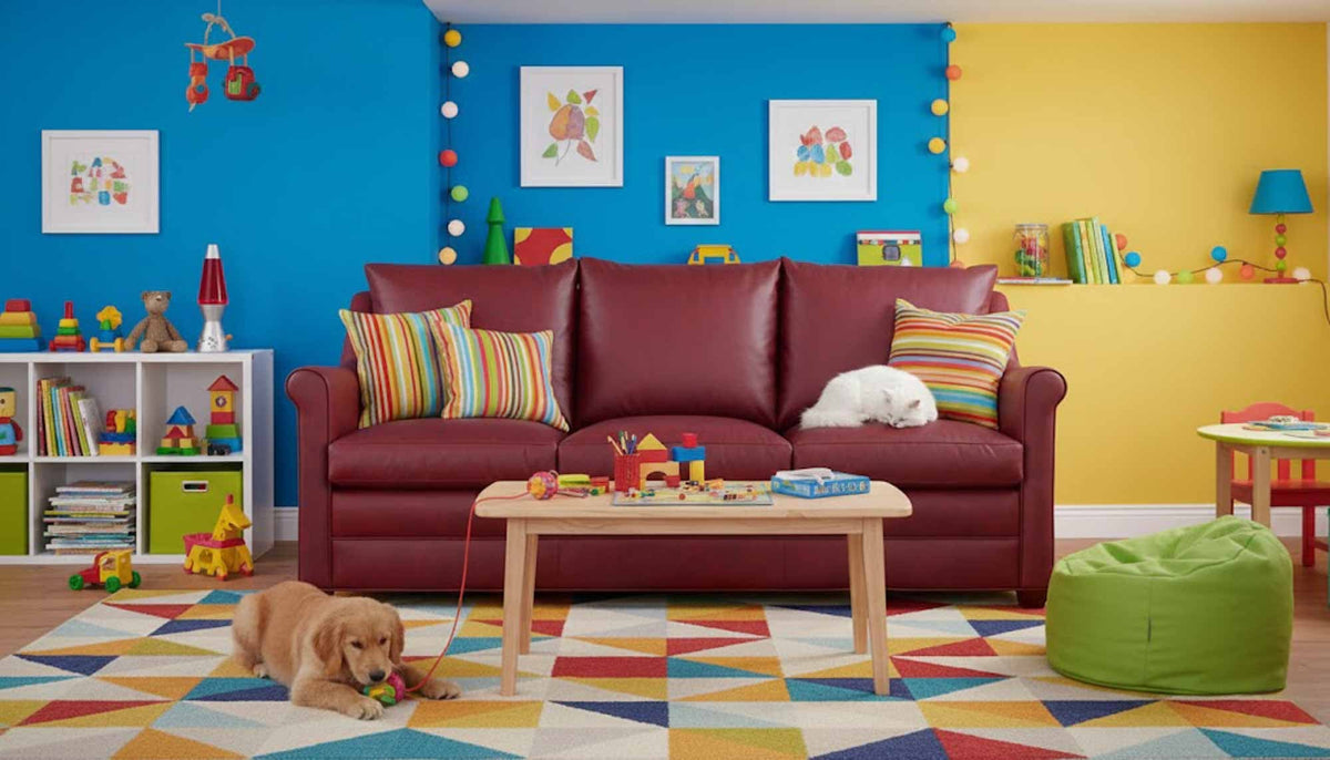 Ella Leather Loveseat - Prioka