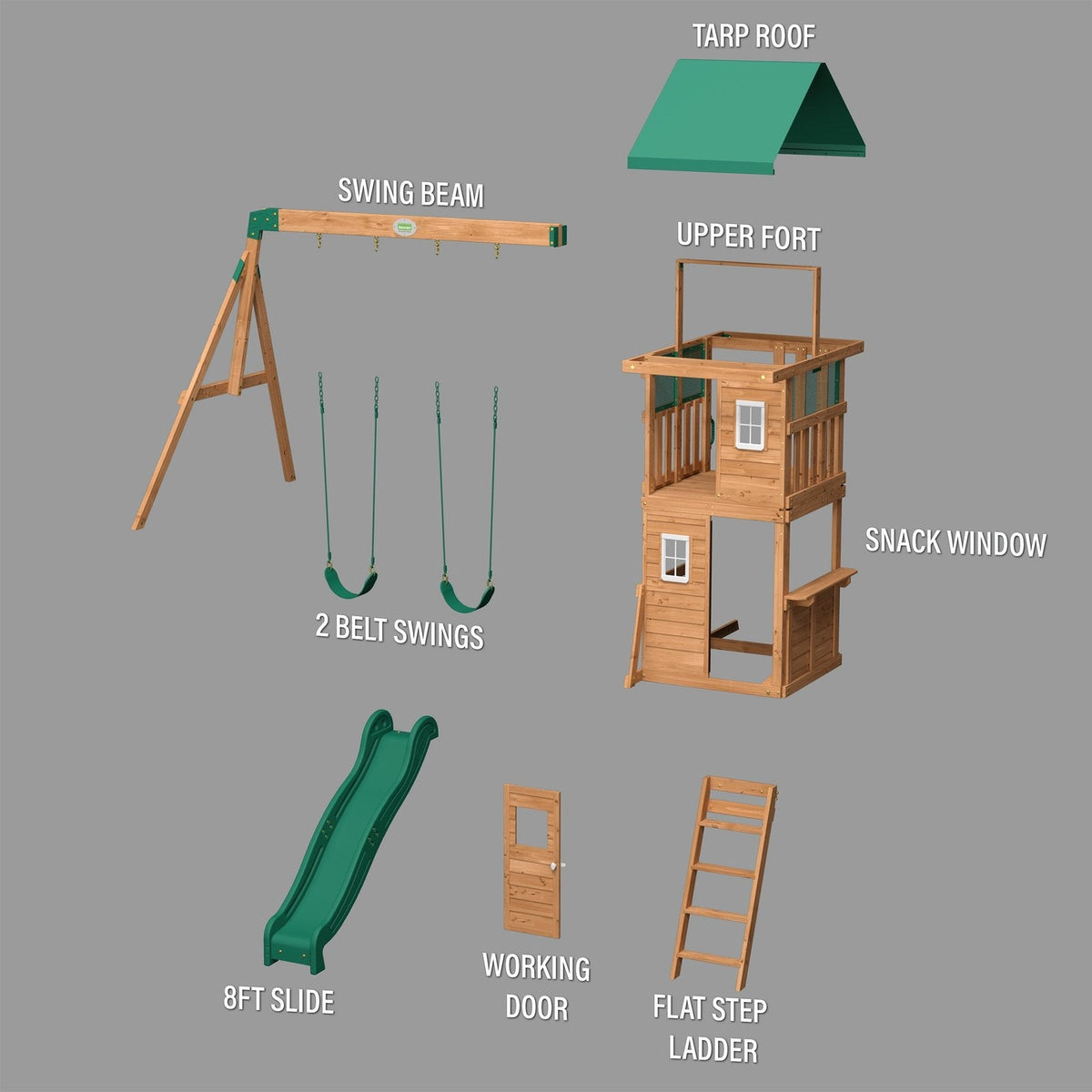 Fall River Swing Set - Prioka