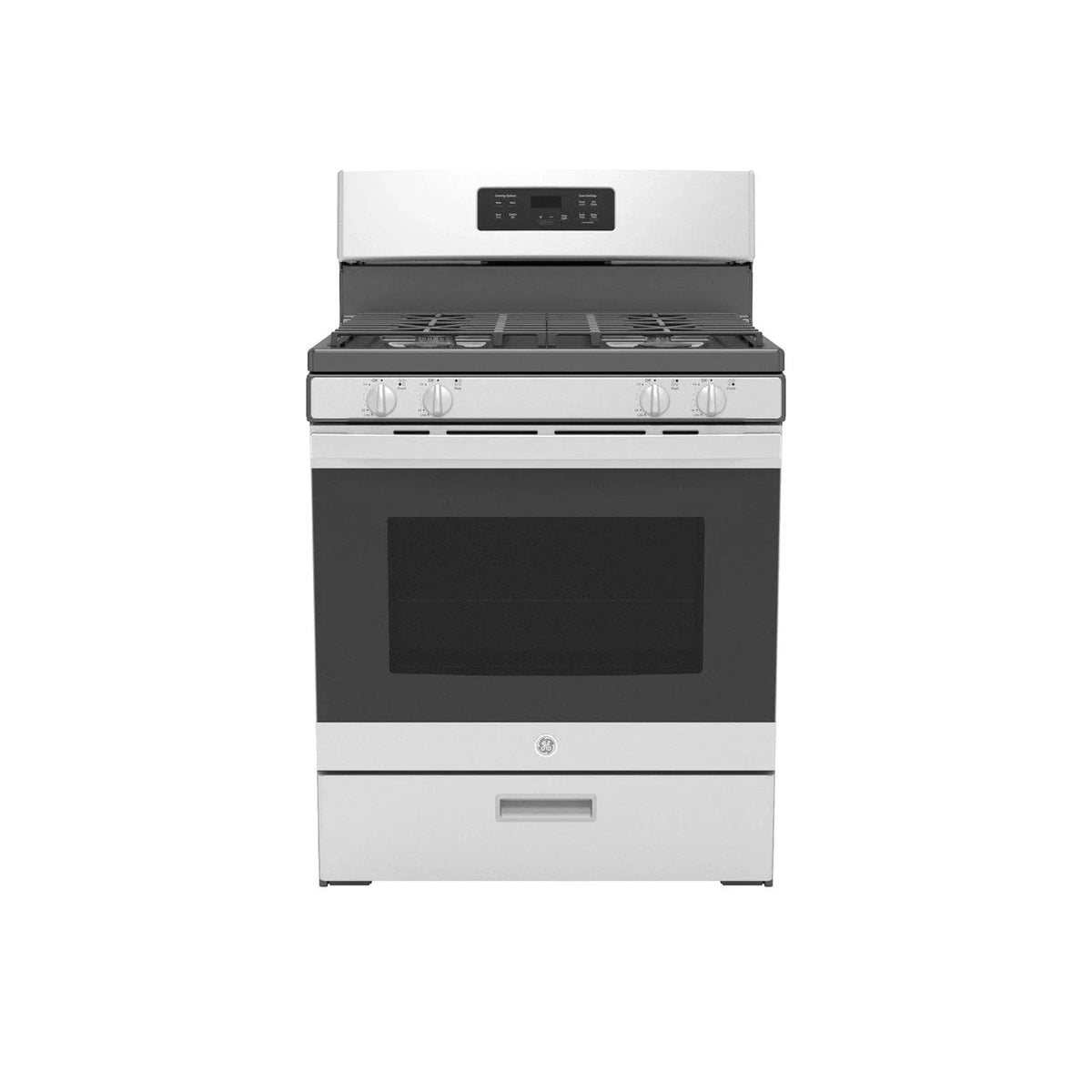 GE 30-Inch Freestanding Gas Range with 4.8 Cu. Ft. Oven, Stainless Steel – JGBS61RPSS - Prioka