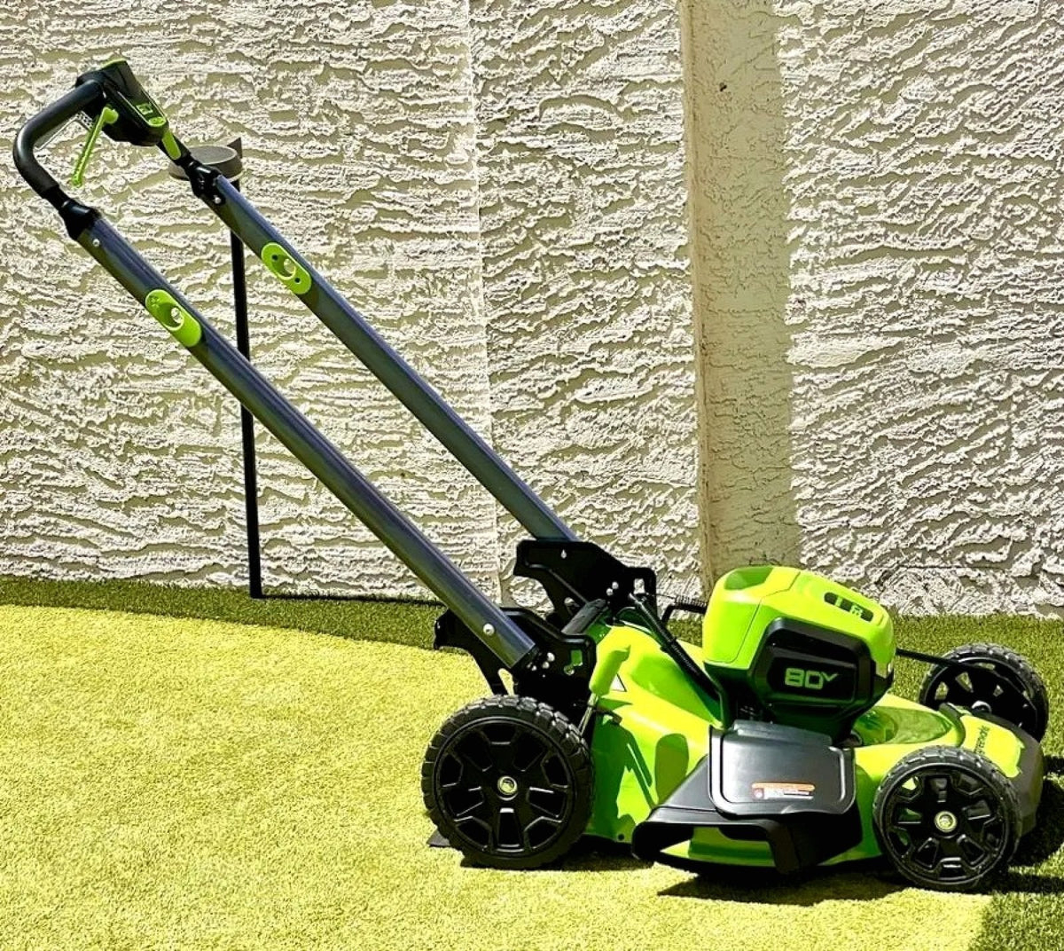Greenworks 80V 21-Inch Cordless Self-Propelled Lawn Mower with 4.0Ah Battery & Charger - Prioka