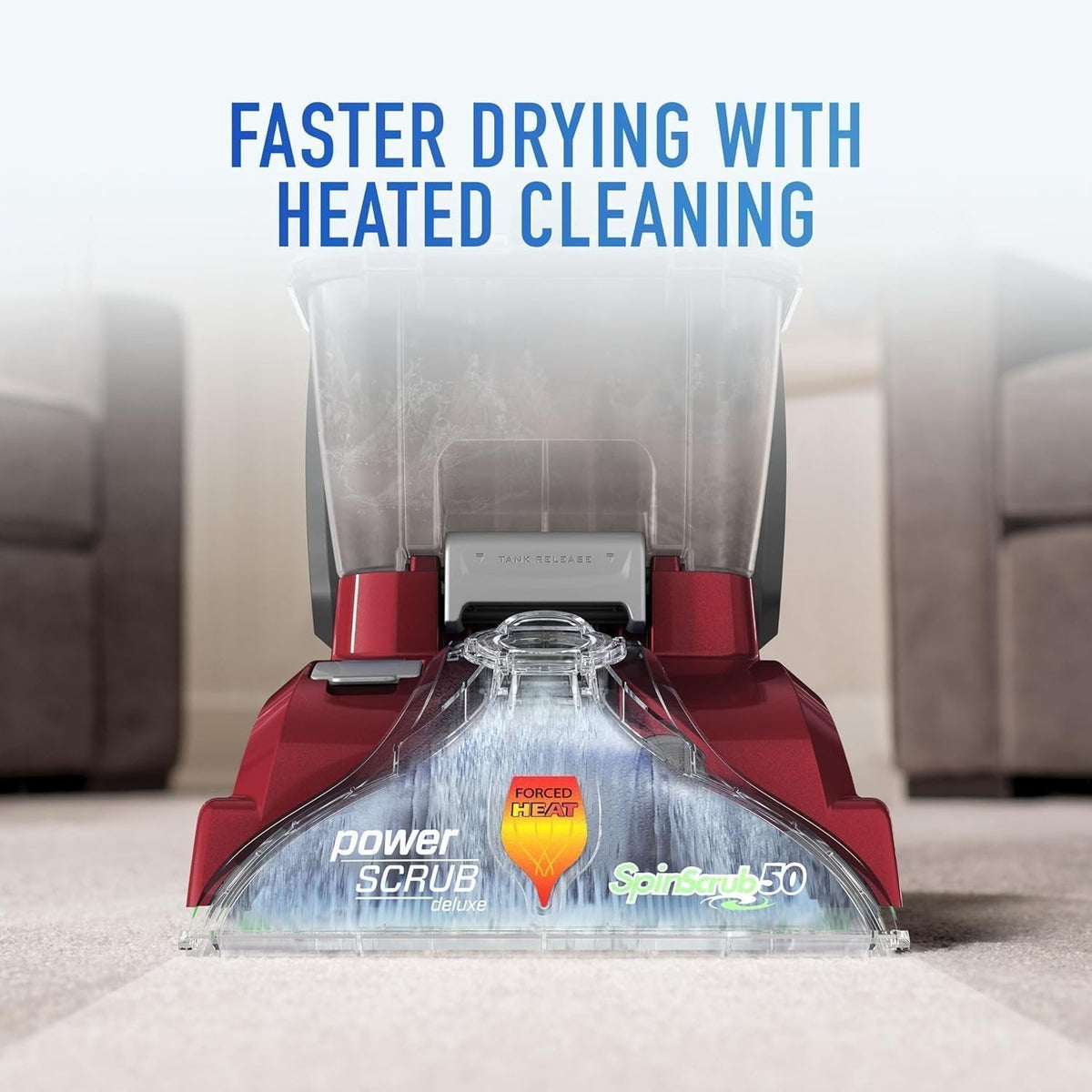 Hoover PowerScrub Deluxe Carpet Cleaner for Carpet & Upholstery with Tools - Prioka