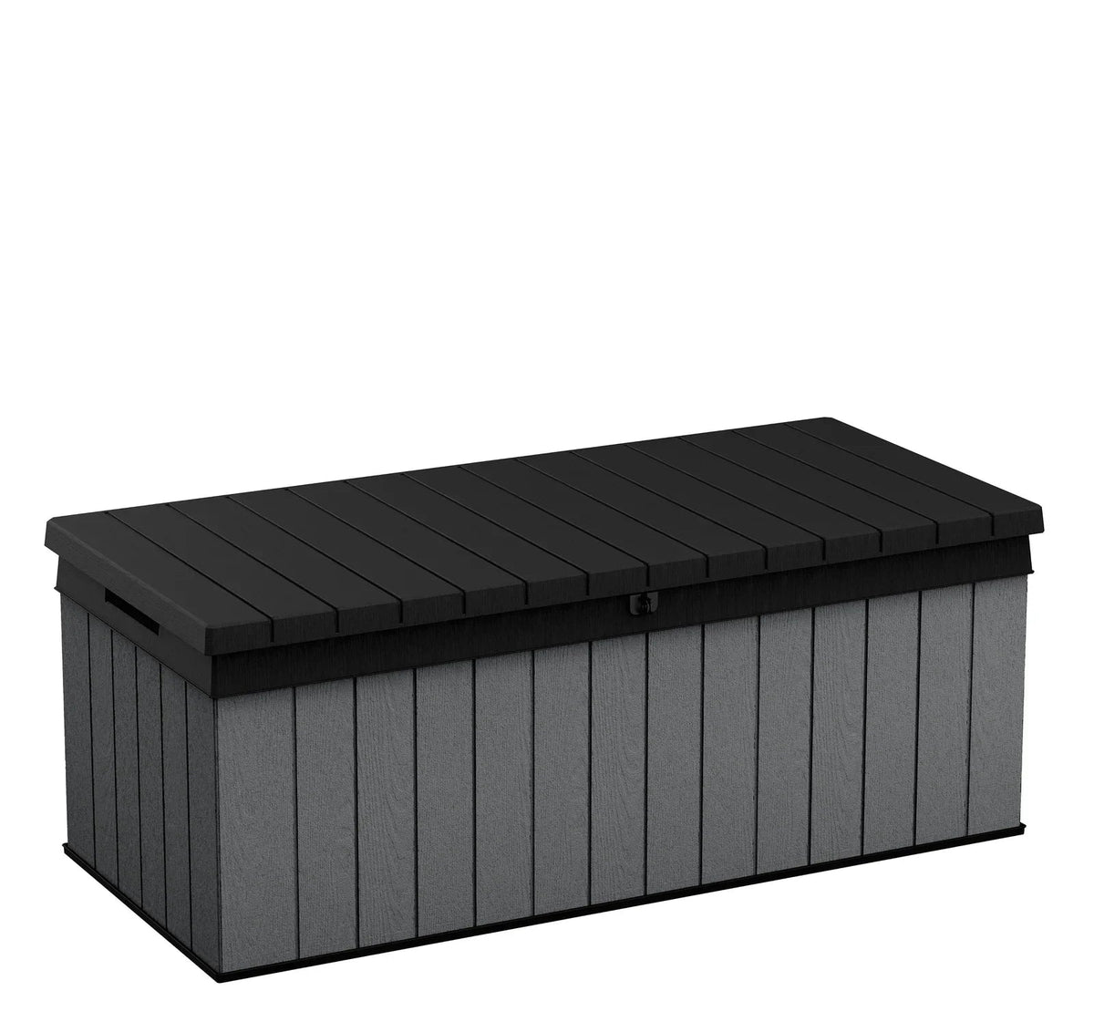 Keter Darwin 100 Gallon Outdoor Storage Box with Evotech+ Composite, Gray - Prioka