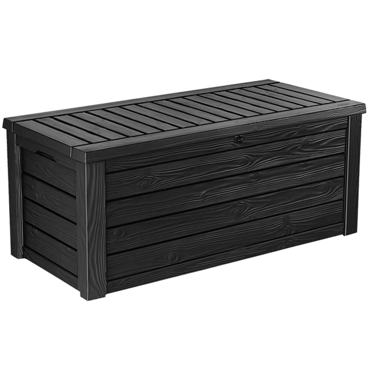 Keter Westwood 150 Gallon Outdoor Storage Bench & Deck Box, Graphite - Prioka