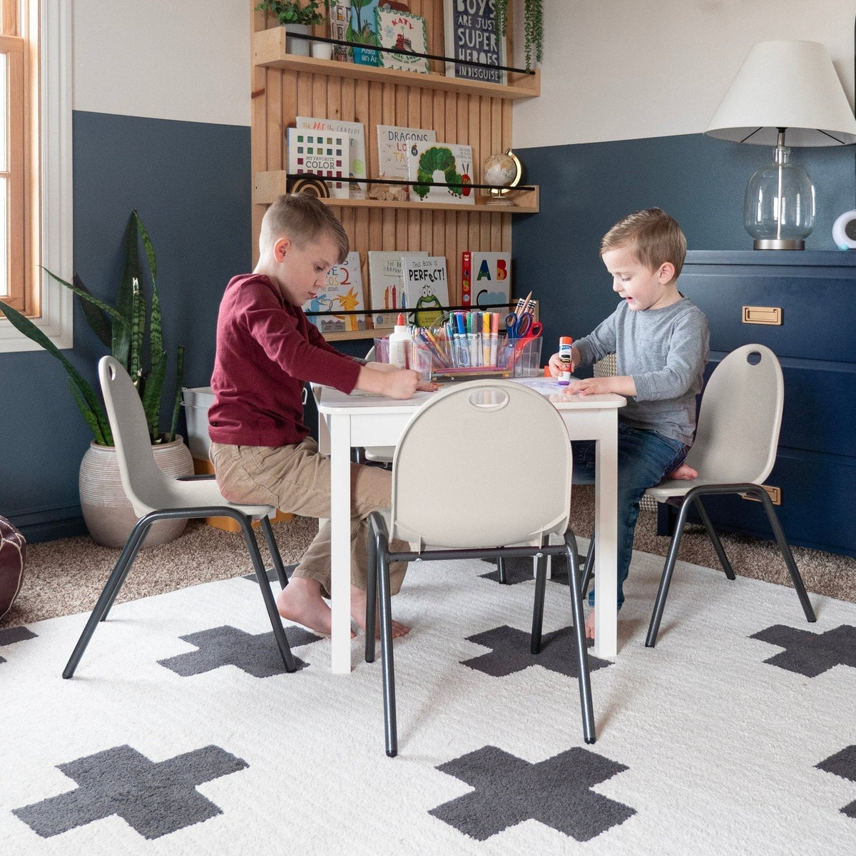 Kid's Stacking Chairs-4 Pack - Prioka