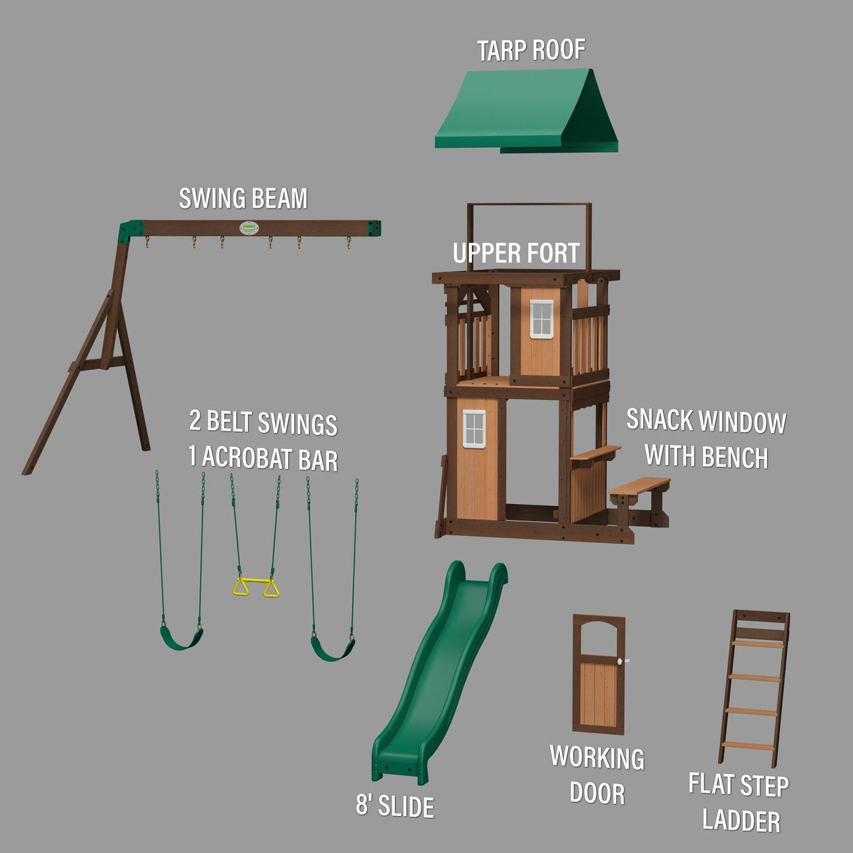 Lakewood Swing Set - Prioka