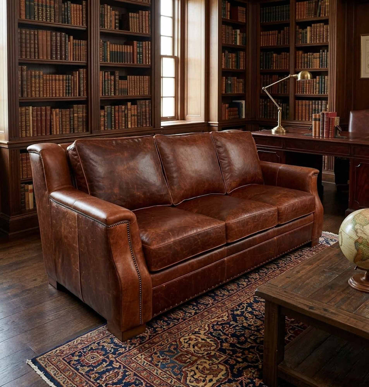 Mario Leather Sofa - Prioka