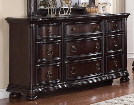 McFerran Home Furnishing B367 Brown Wood Bedroom Set - Prioka