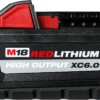 Milwaukee 48-11-1865 M18 REDLITHIUM HIGH OUTPUT XC 6 Ah Lithium-Ion Battery - Prioka