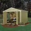 Handy Home Products Princeton 10 ft. x 10 ft. Wood Storage Shed