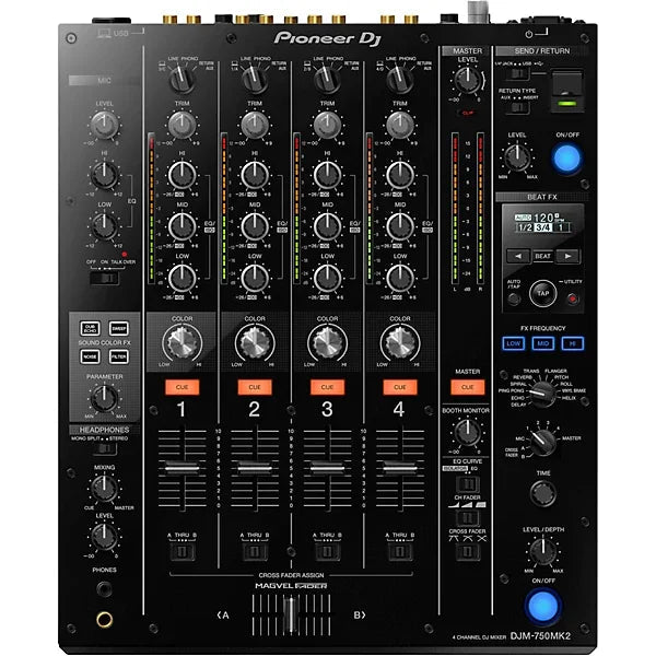Pioneer DJ DJM-750MK2 4-Channels DJ Mixer With Effects and rekordboxs - Prioka