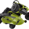 Ryobi 38 inches 100 Ah Battery Electric Rear Engine Riding Lawn Mower RY48111 - Prioka
