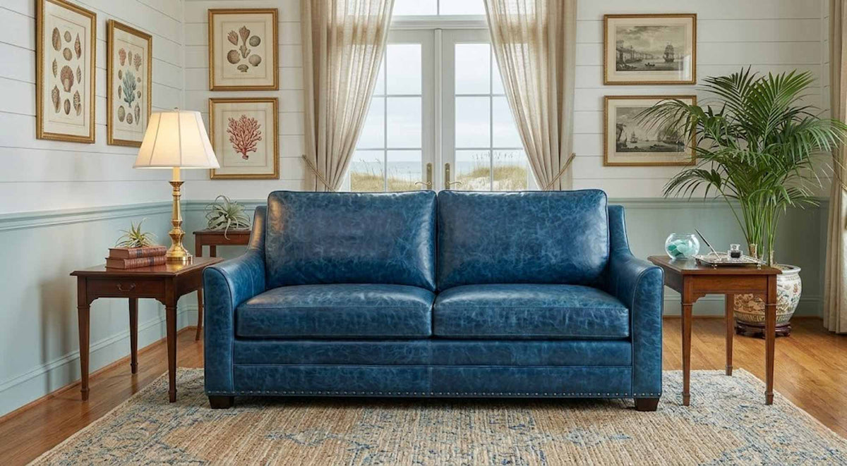 Skyline Leather Sofa - Prioka