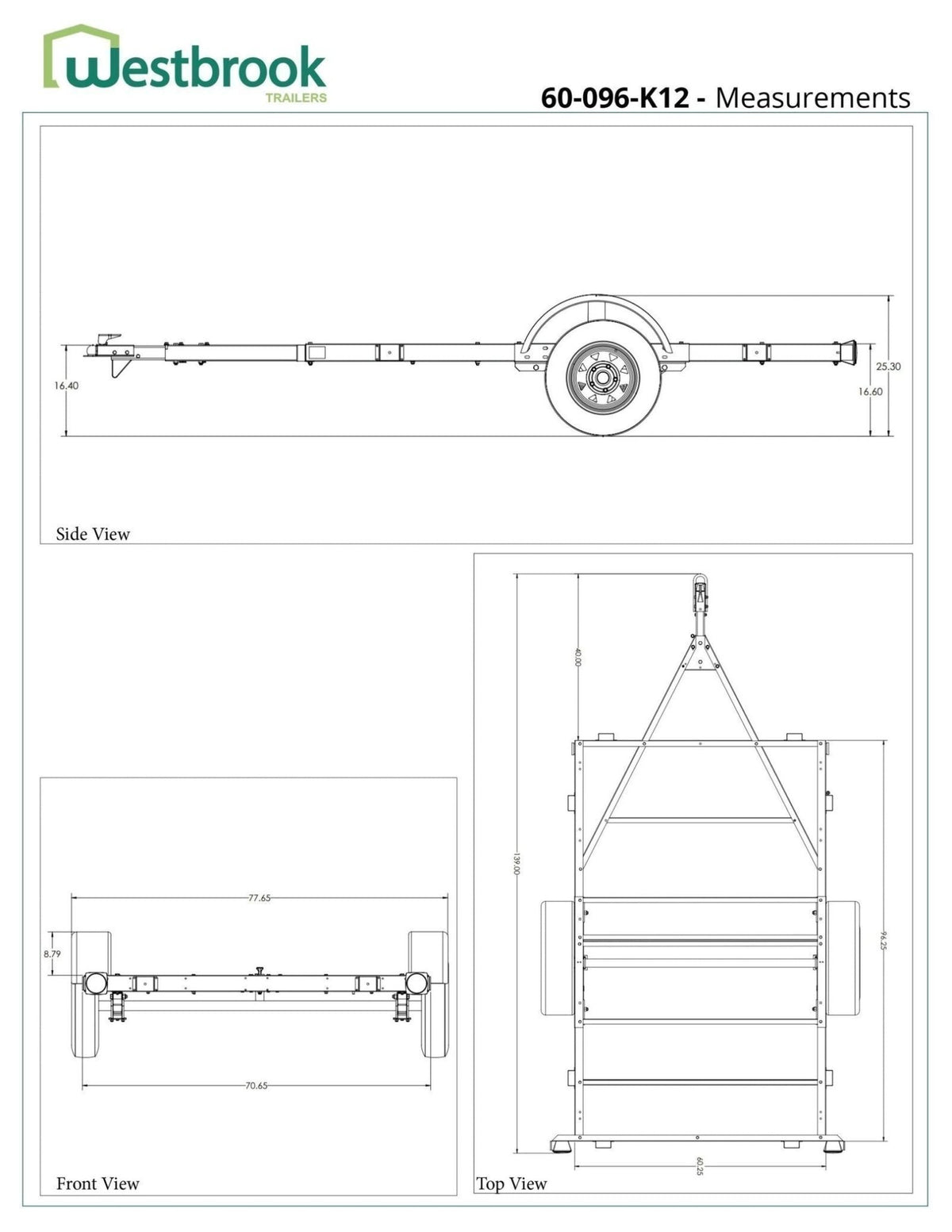 Stirling 5-ft x 8-ft Steel Utility Trailer ( 1250-lb Capacity ) 5266161 - Prioka