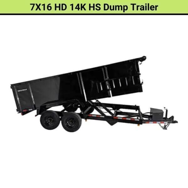 Triple Crown 7X16 HD 14K HS Dump Trailer | D7X16HD14KHS - Prioka