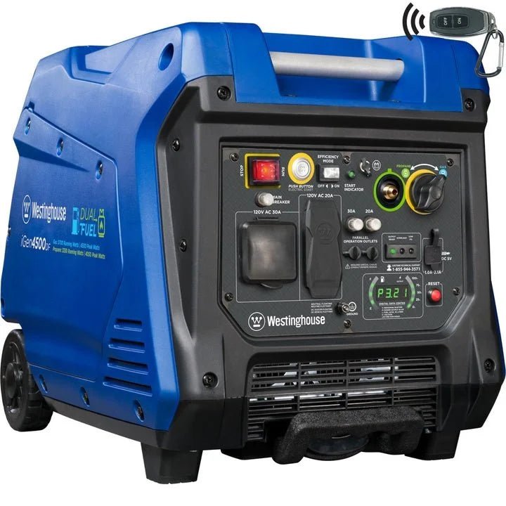 Westinghouse iGen4500 3700W/4500W Gas Inverter Generators. - Prioka
