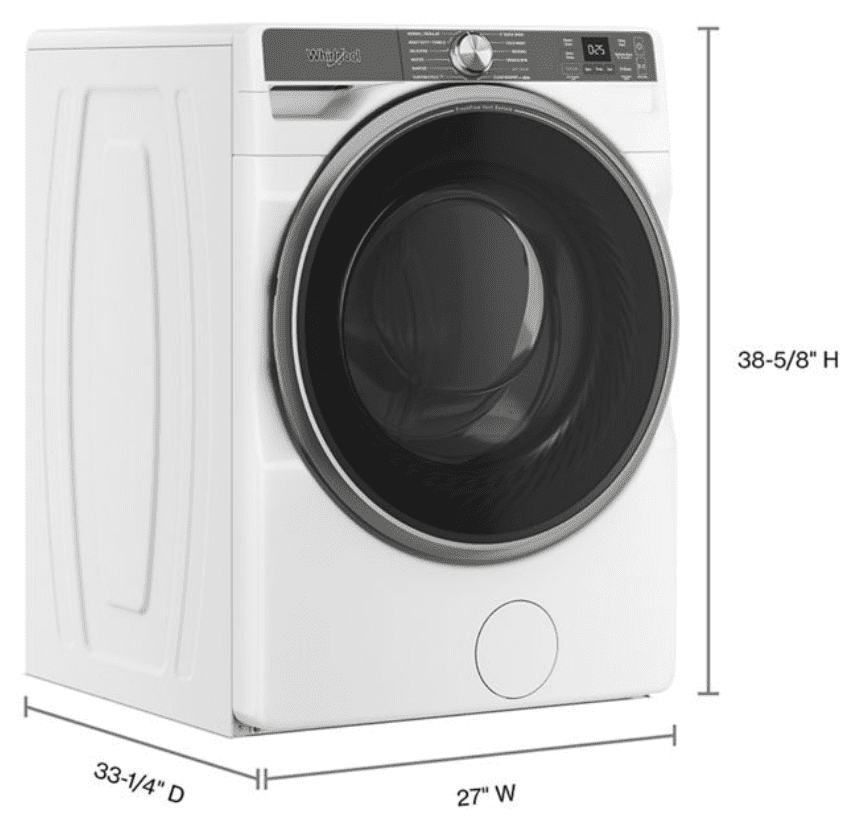 Whirlpool WFW6720RW 5.0 cu. ft. Smart Front Load Washer in White