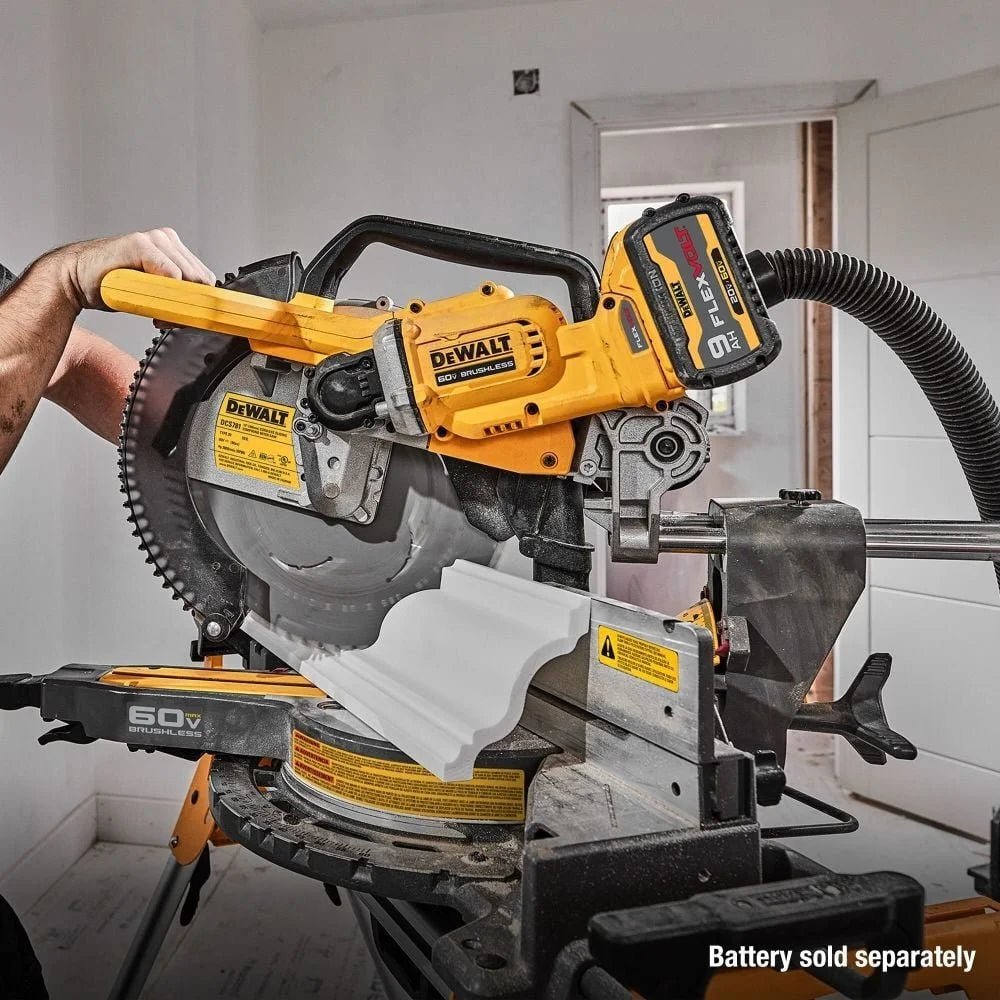 DeWalt DCS781B 60V 12″ Double Bevel Sliding Miter Saw