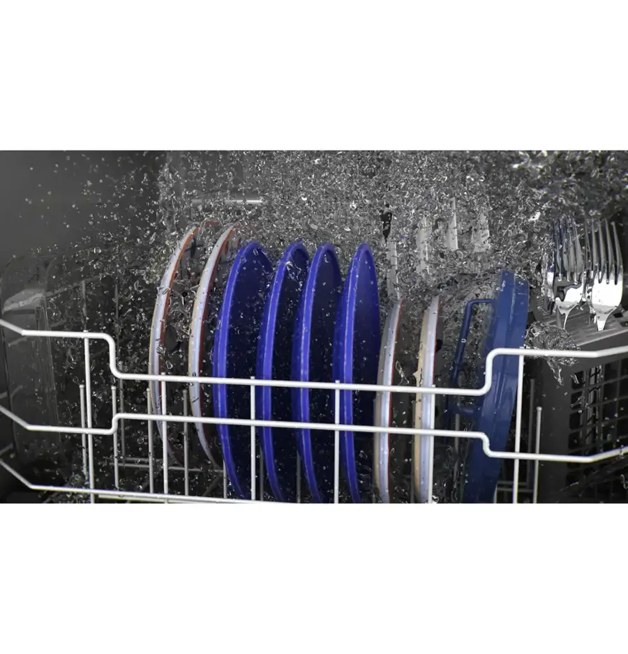 GE – 24″ Top Control Built-In Hybrid Tub Dishwasher with Dry Boost – Stainless Steel