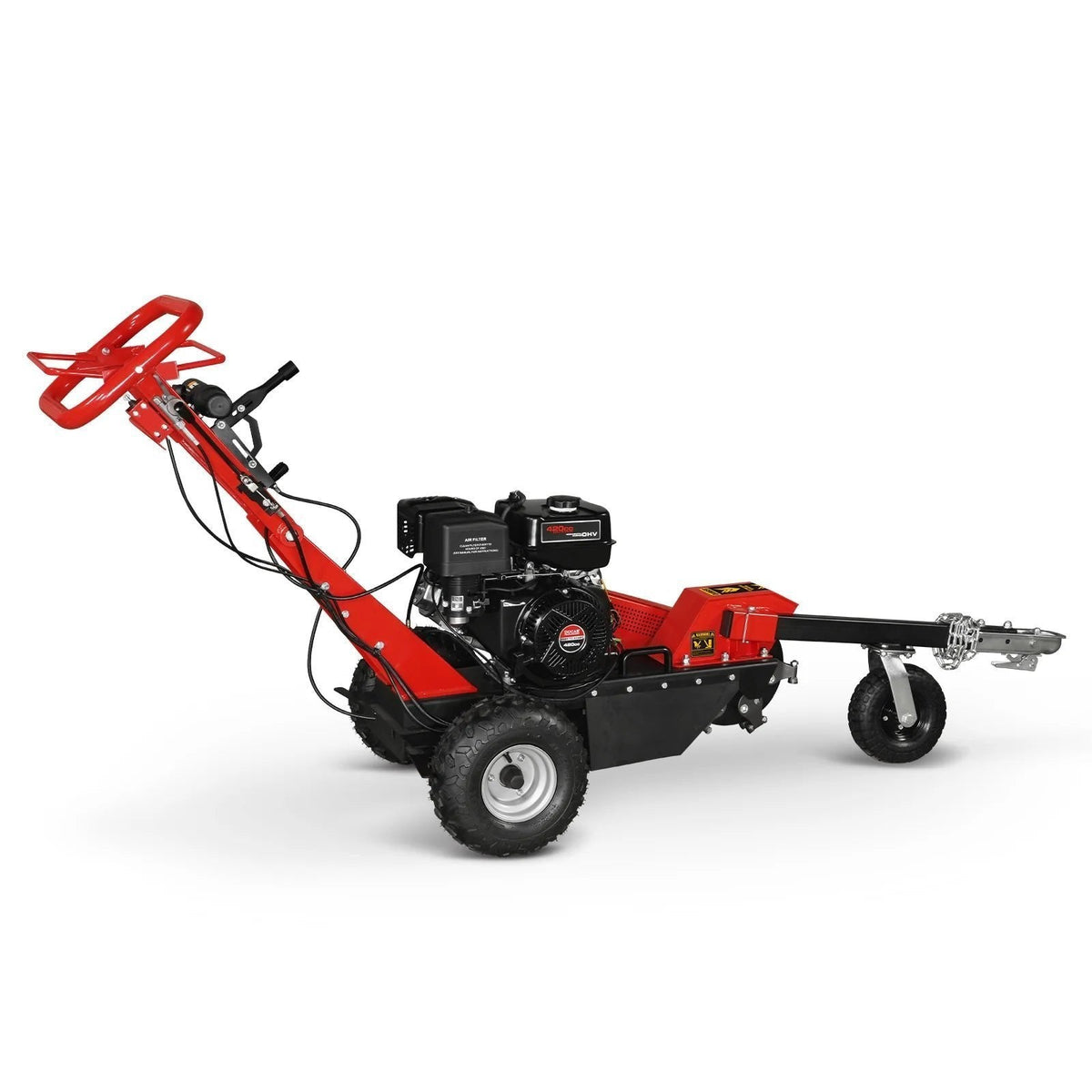 15 inch 15HP 420cc DUCAR E-Start Stump Grinder with Tow Bar, SG380 - Prioka