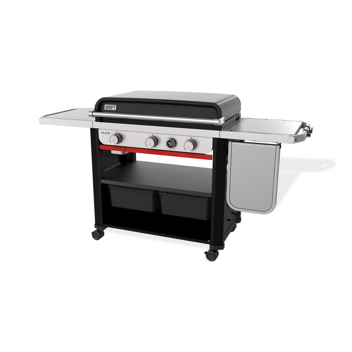 Slate® 30″ Rust-Resistant Griddle with Extendable Side Table (Liquid Propane)