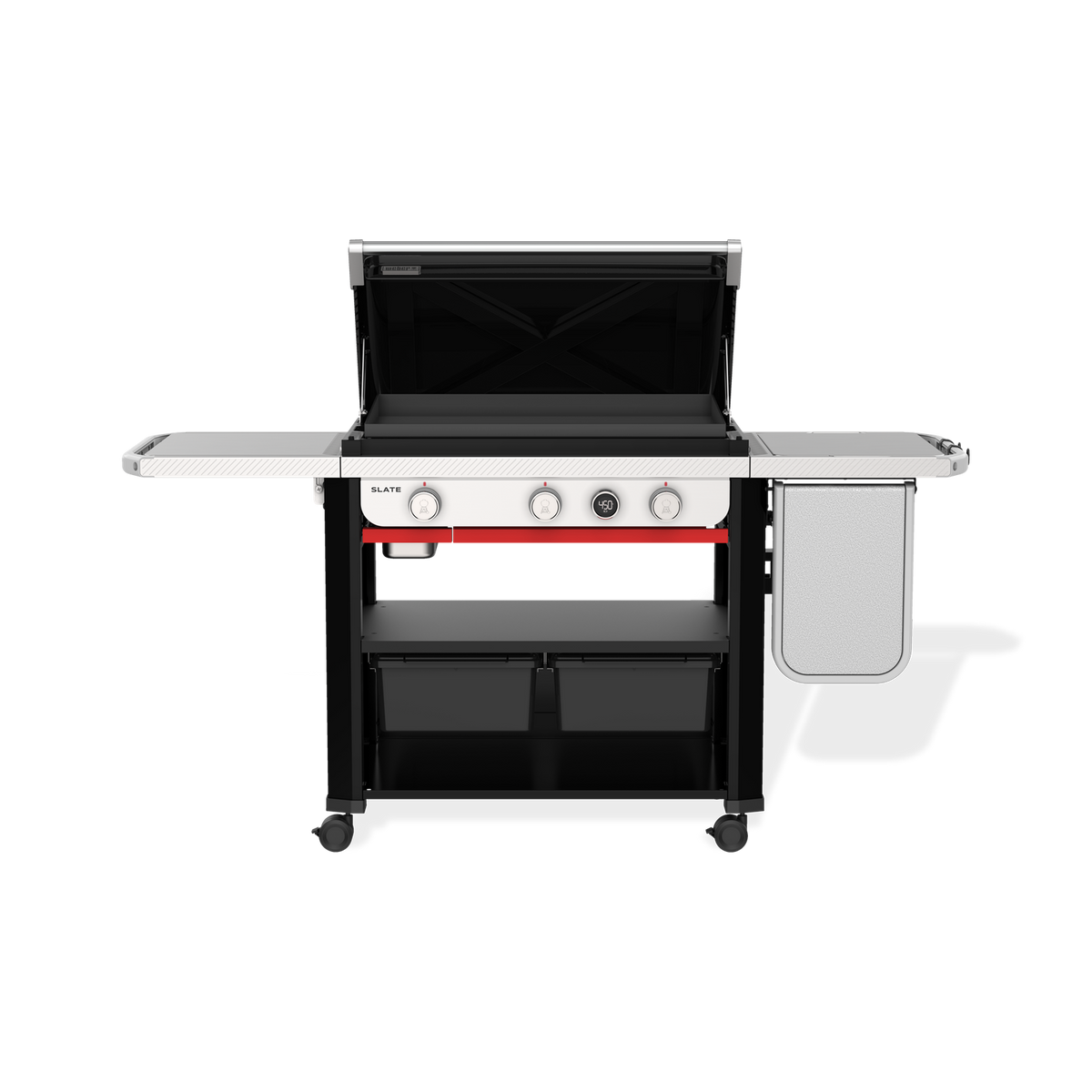 Slate® 30″ Rust-Resistant Griddle with Extendable Side Table (Liquid Propane)