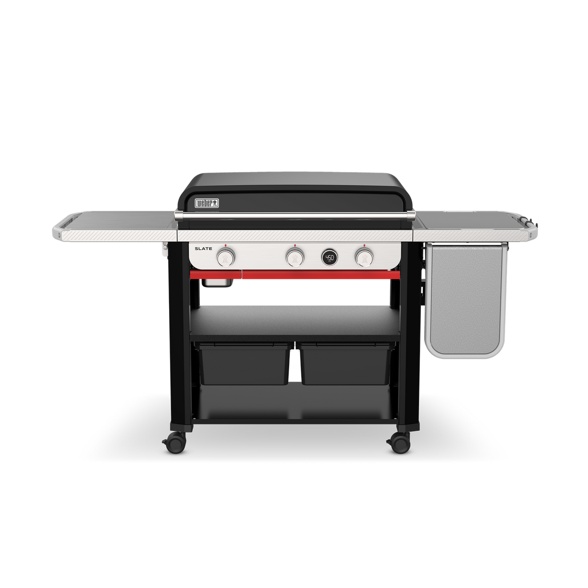 Slate® 30″ Rust-Resistant Griddle with Extendable Side Table (Liquid Propane)