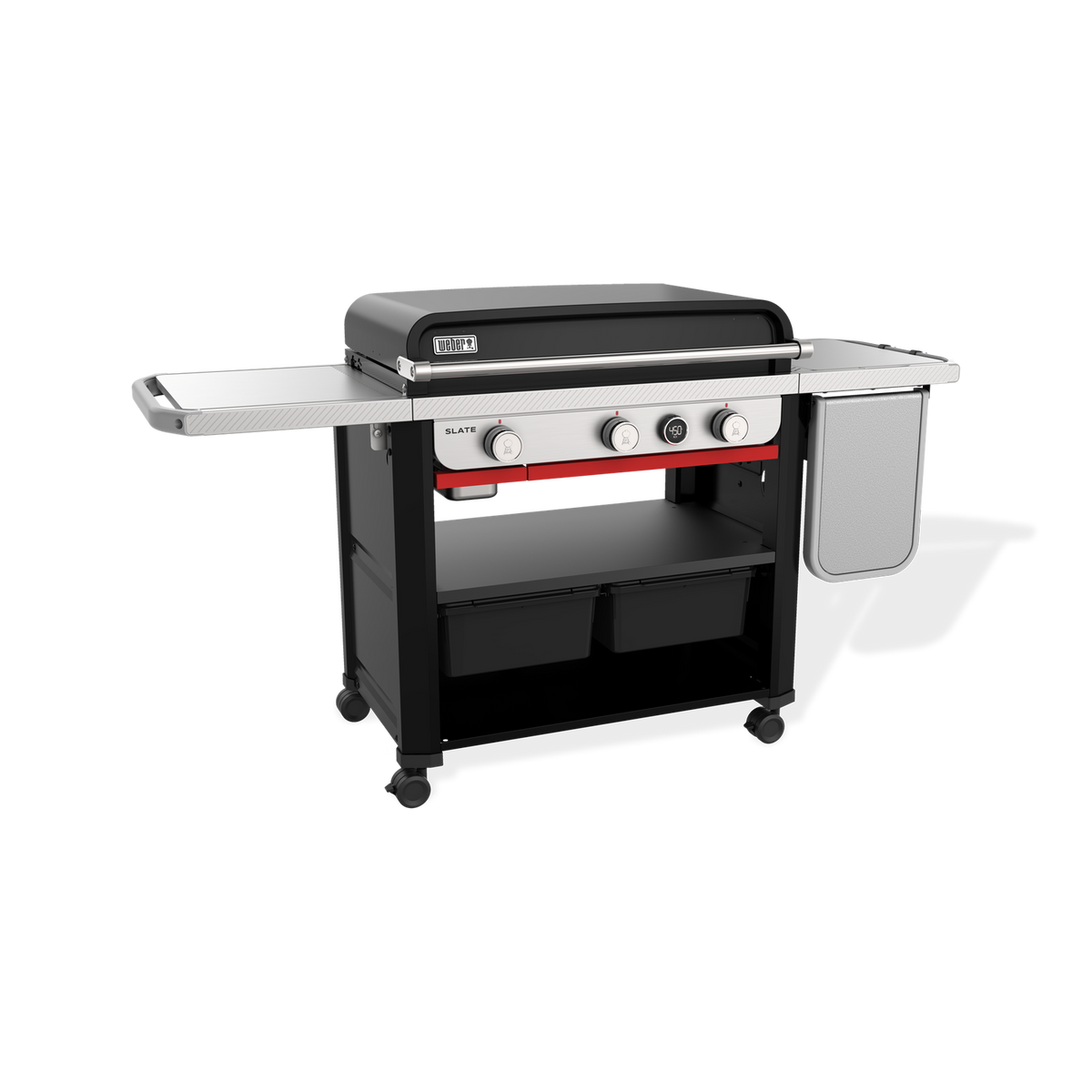 Slate® 30″ Rust-Resistant Griddle with Extendable Side Table (Liquid Propane)